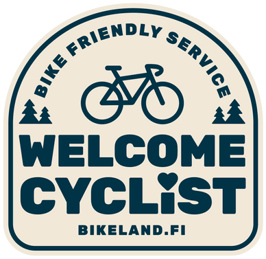 Tervetuloa pyöräilijät_Bikeland.fi_Welcome Cyclist