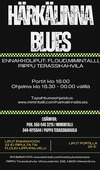 Härkälinna Blues info